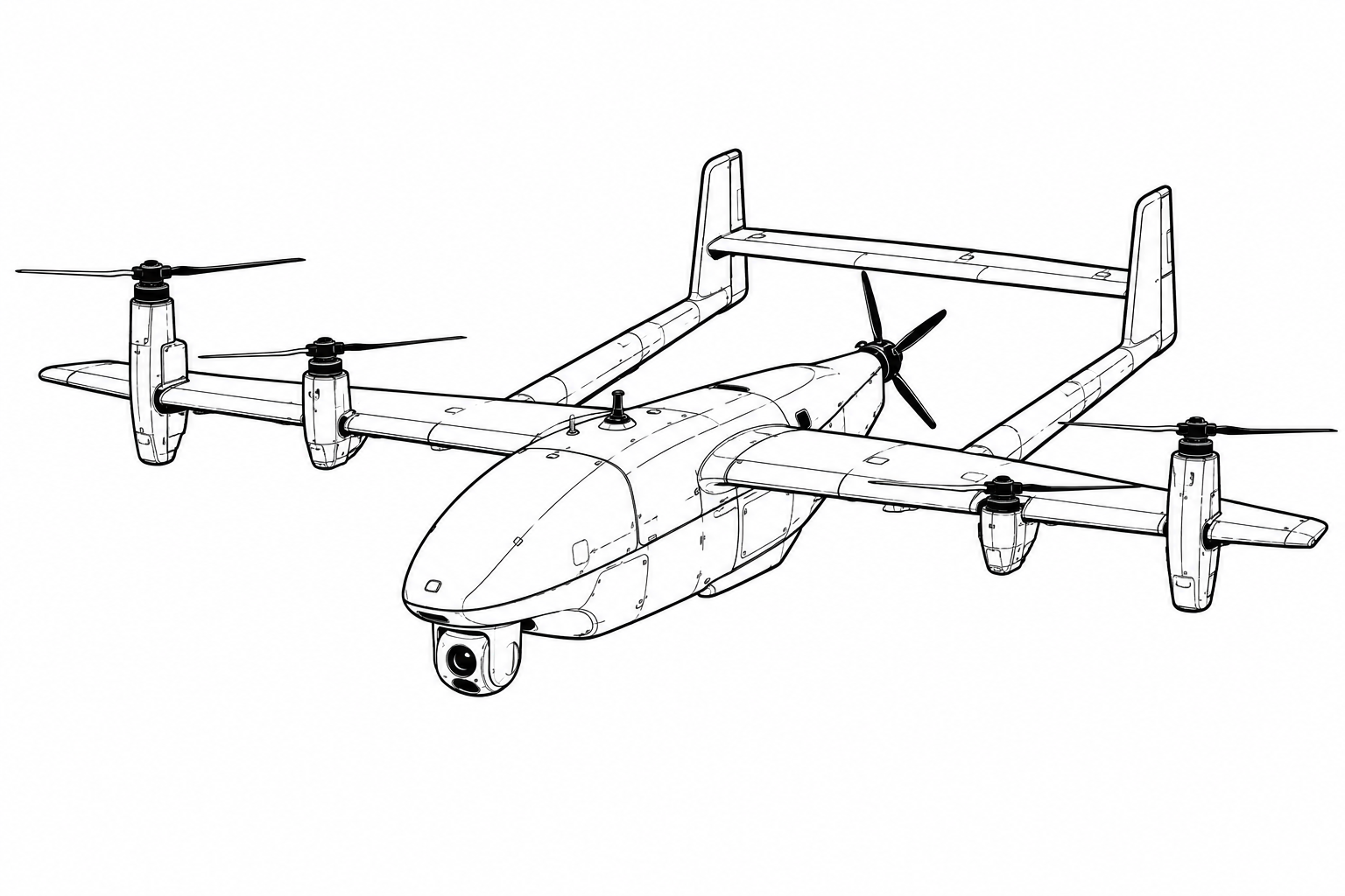 JUMP 20-X military drone profile image